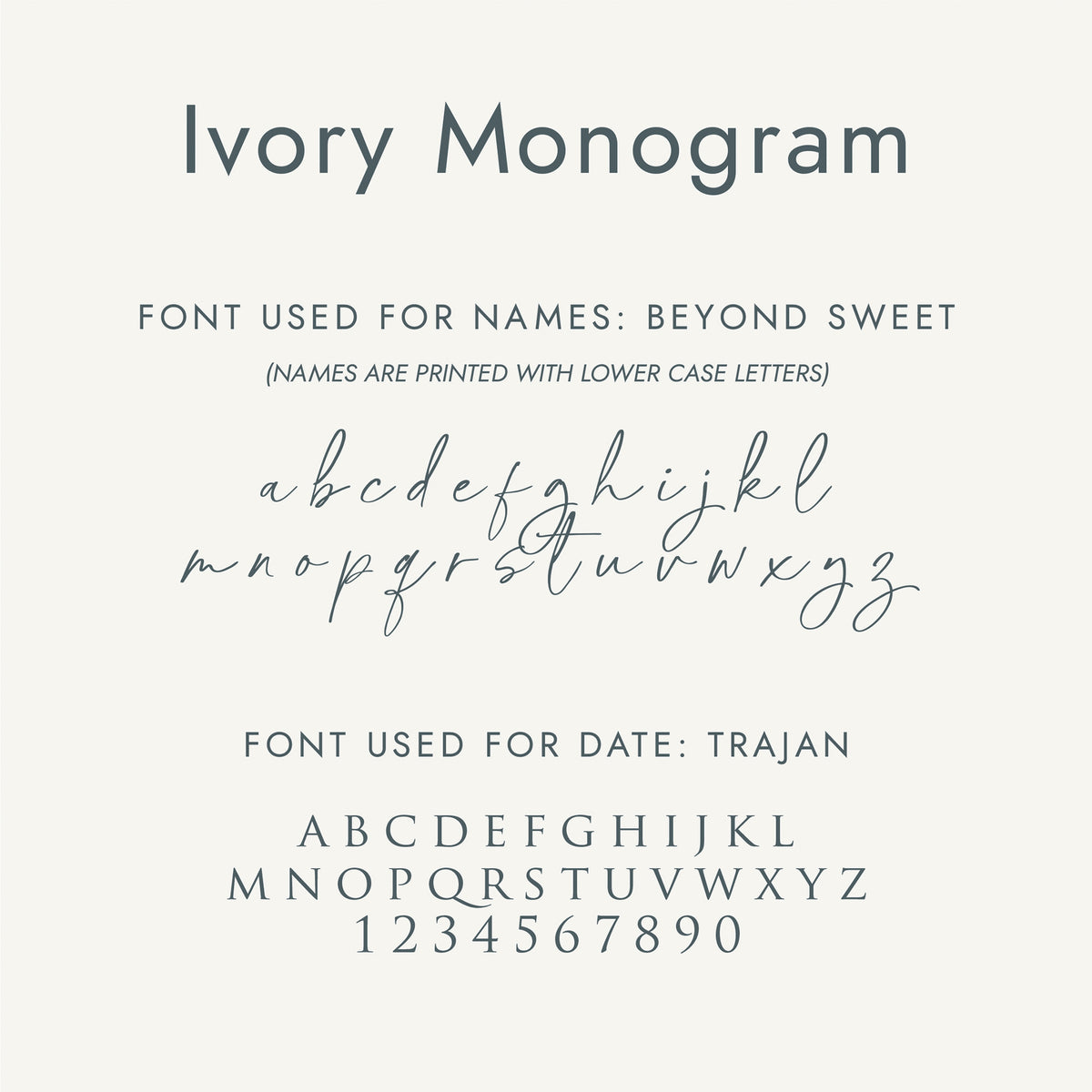Anniversary Journal | Printed Cover: Ivory Monogram | Available Personalized