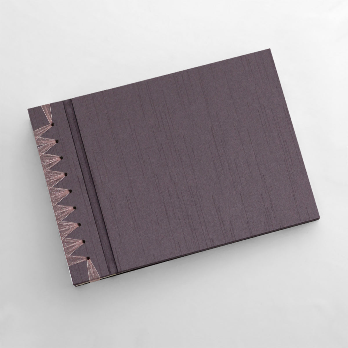 Large 10 x 15 Paper Page Album | Cover: Amethyst Silk | Available Personalized