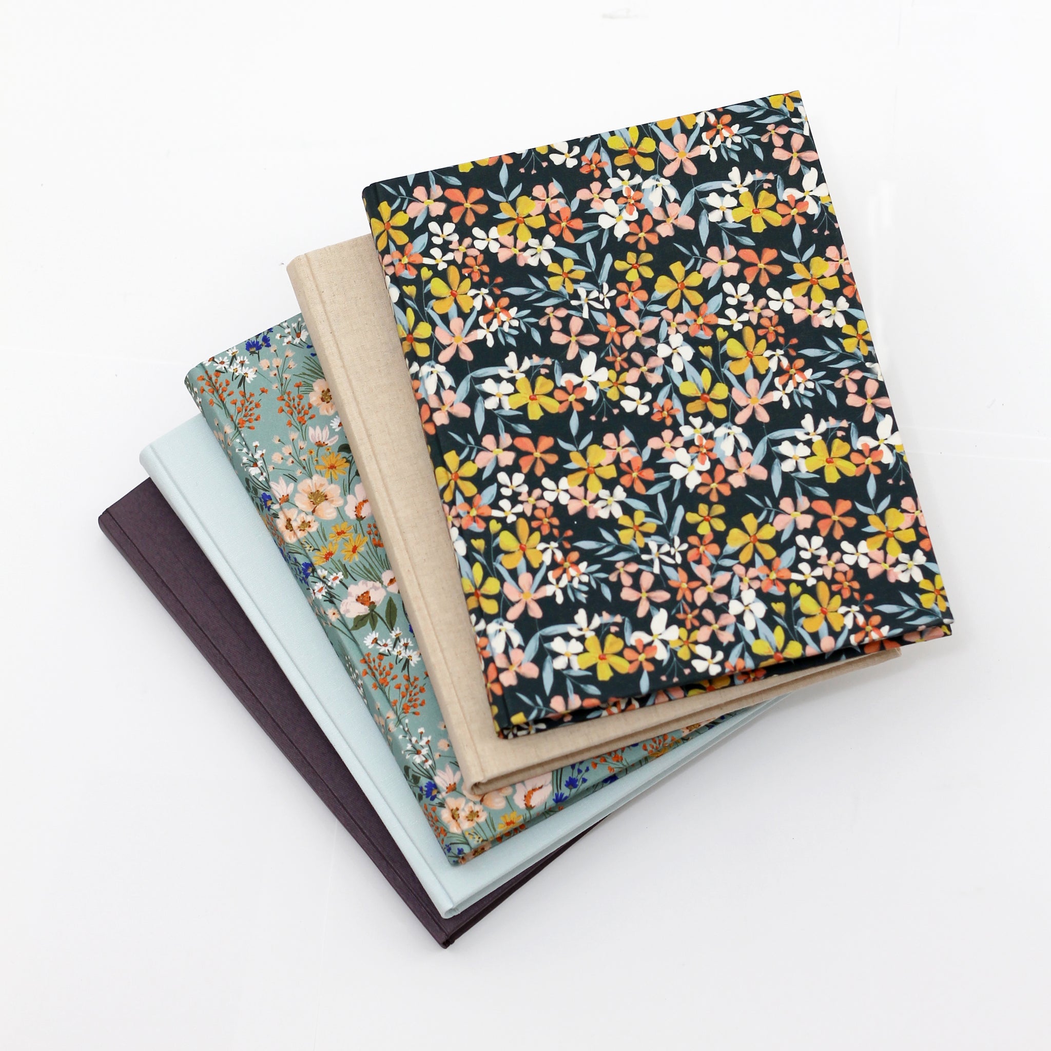 Medium 5.5x8.5 Blank Page Journal, Cover: Amethyst Silk