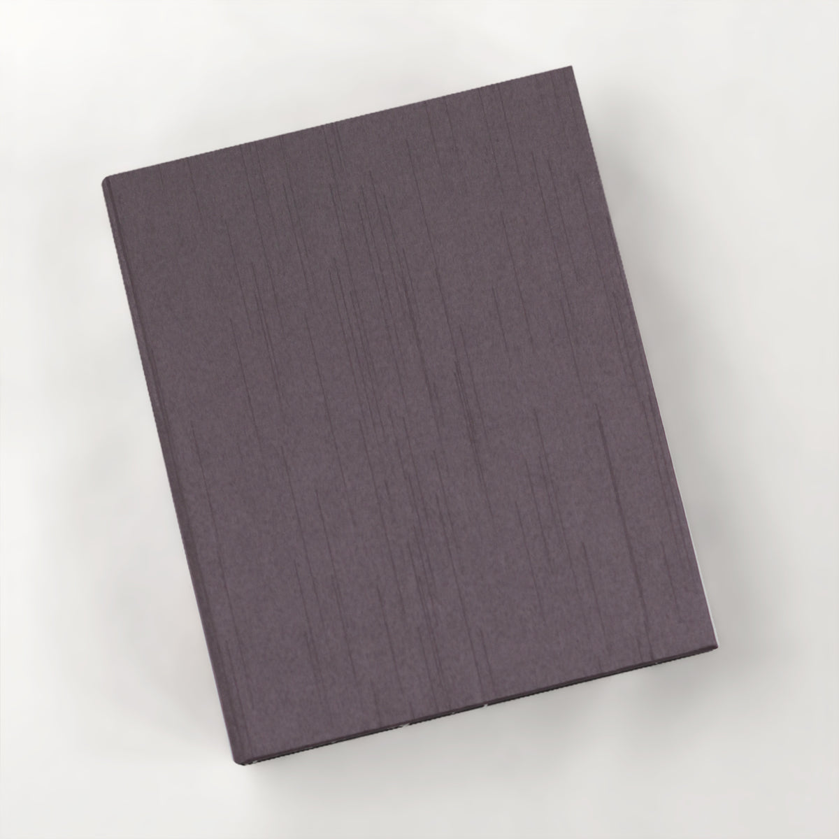 Large 8x10 Blank Page Journal | Cover: Amethyst Silk | Available Personalized