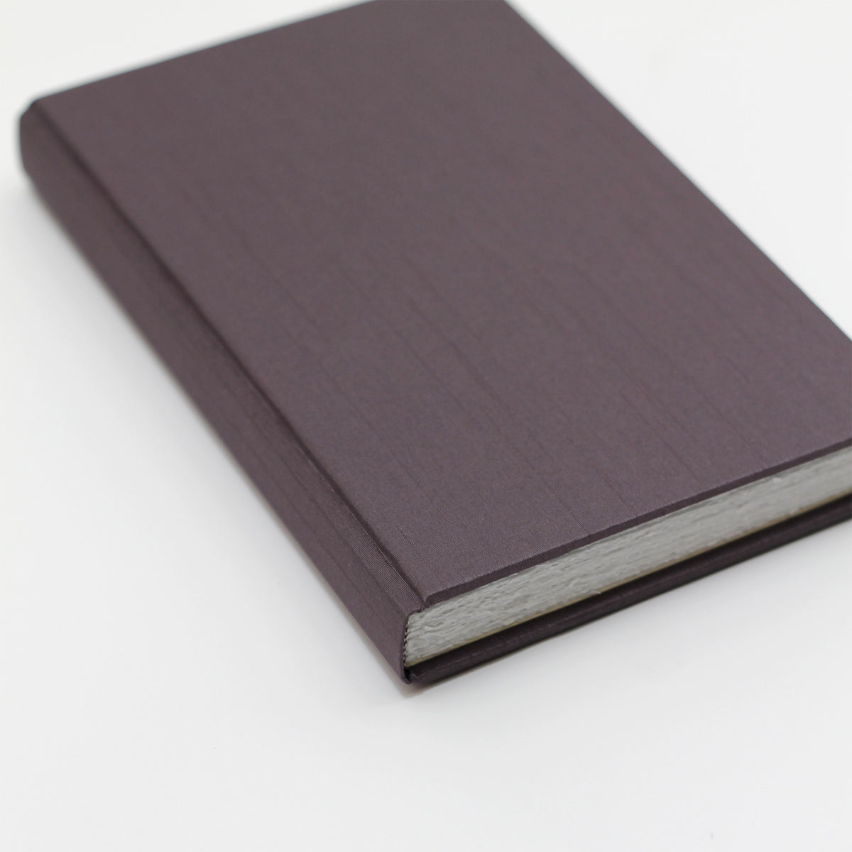 Large Blank Page Journal with Amethyst Silk Cover