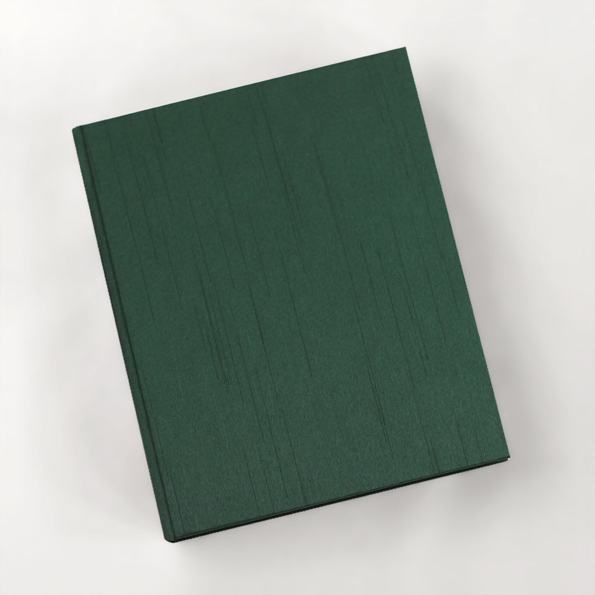 Large Blank Page Journal with Emerald Silk Cover