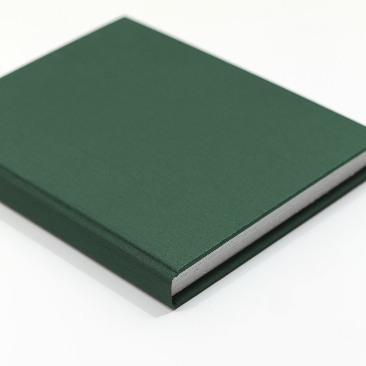 Large 8x10 Blank Page Journal, Cover: Emerald Silk