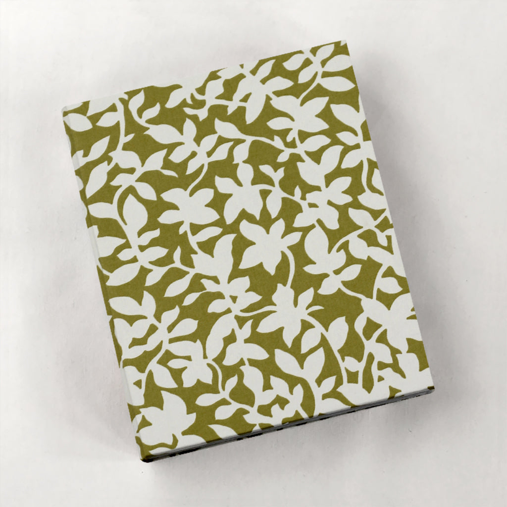 Large Blank Page Journal with Olive Vine Cover