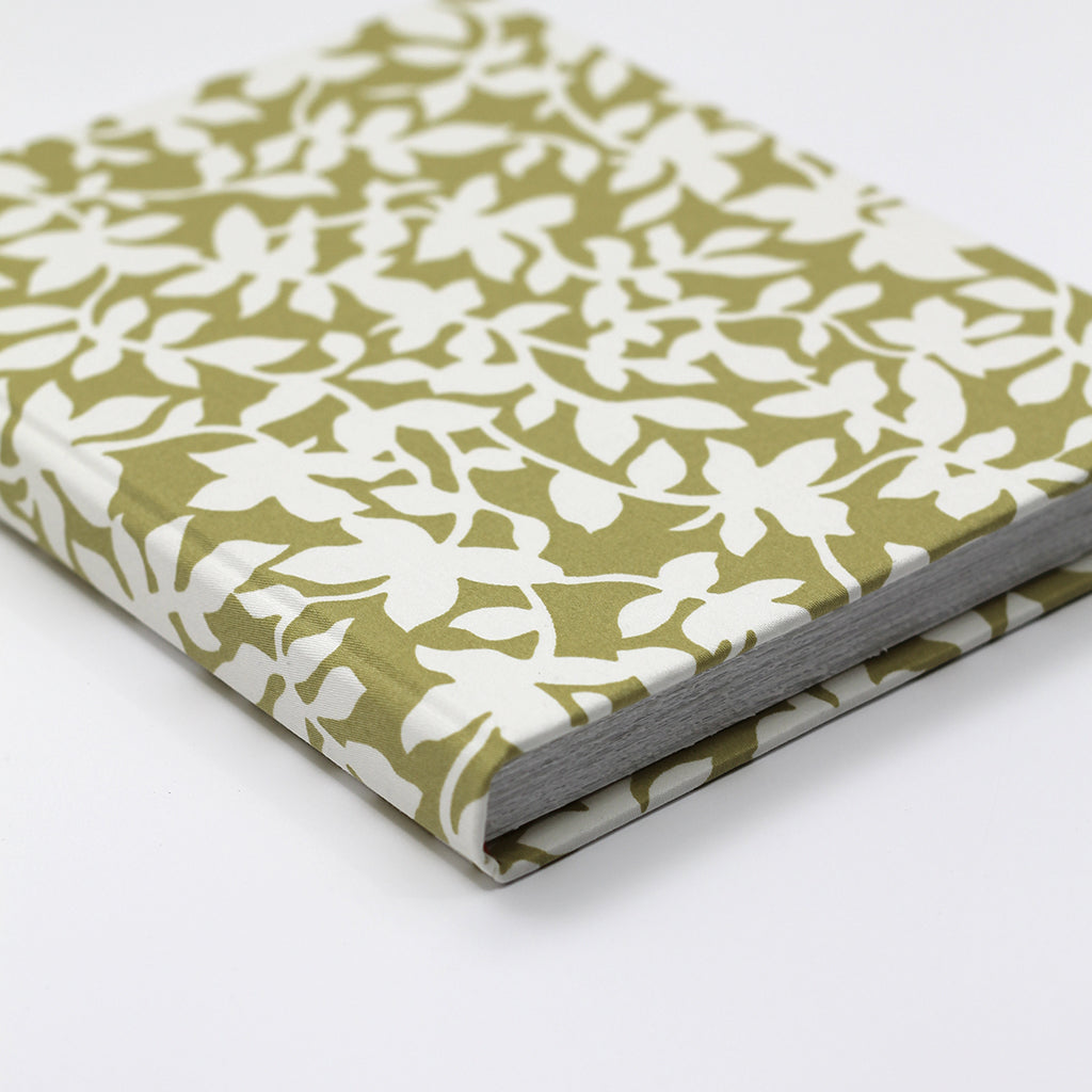 Large 8x10 Blank Page Journal | Cover: Olive Vine