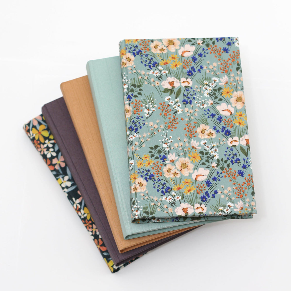 Medium Blank Page Journal with Garnet Silk Cover