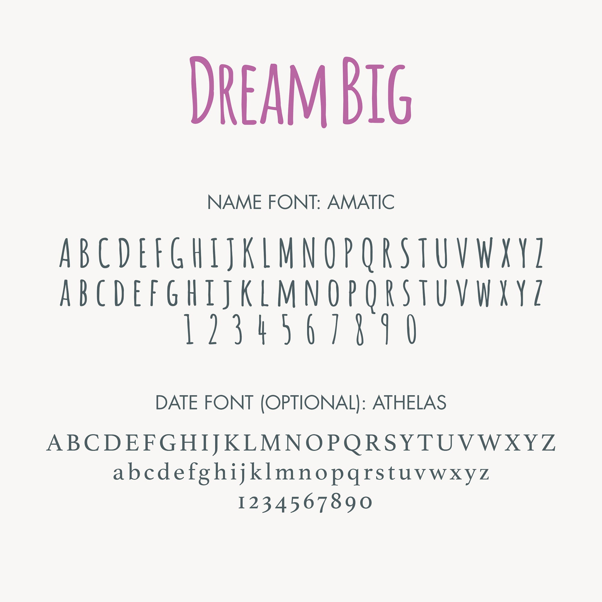 Small Photo Binder, Printed Cover: Dream Big