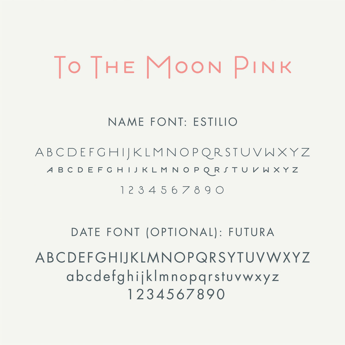Small Photo Binder | Printed Cover: To The Moon (Peach) | 4x6 Photos | Available Personalized