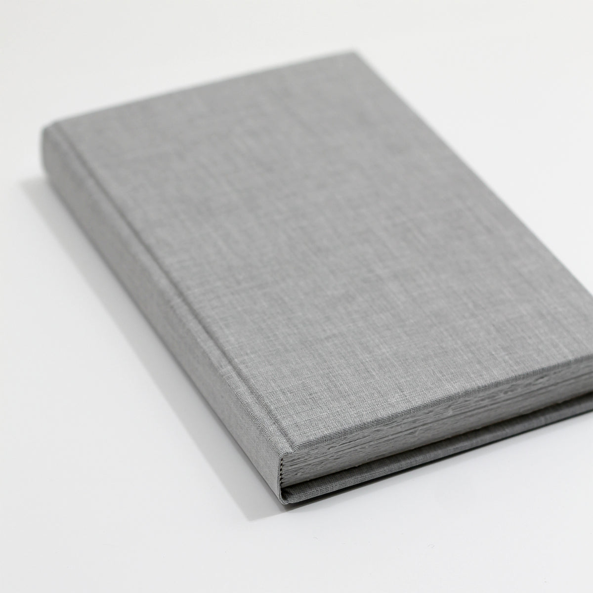 Medium 5.5x8.5 Blank Page Journal | Cover: Dove Gray Linen | Available Personalized
