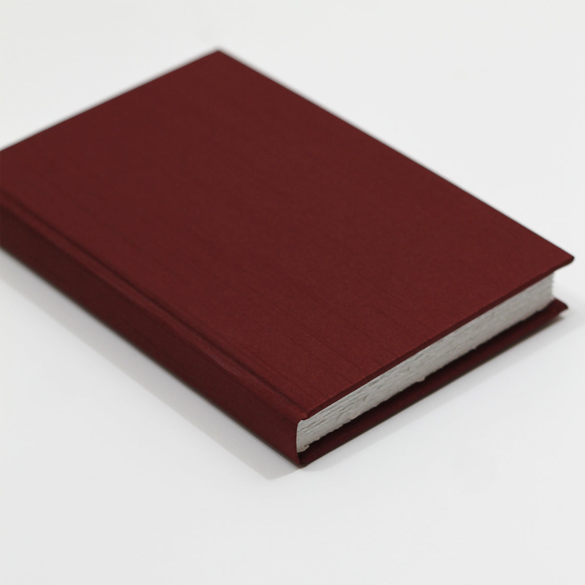 Medium 5.5x8.5 Blank Page Journal | Cover: Garnet Silk | Available Personalized