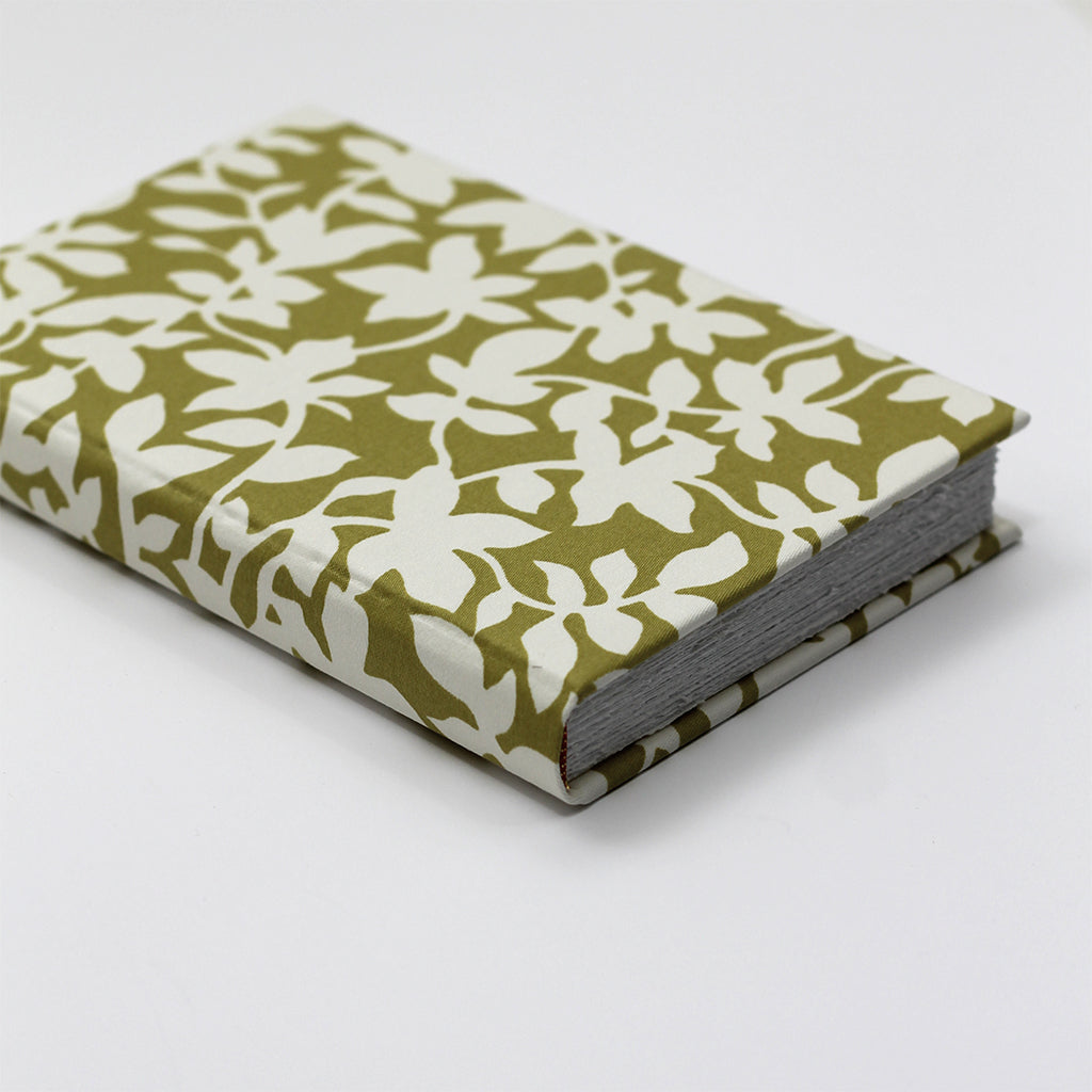 Medium 5.5x8.5 Blank Page Journal | Cover: Olive Vine