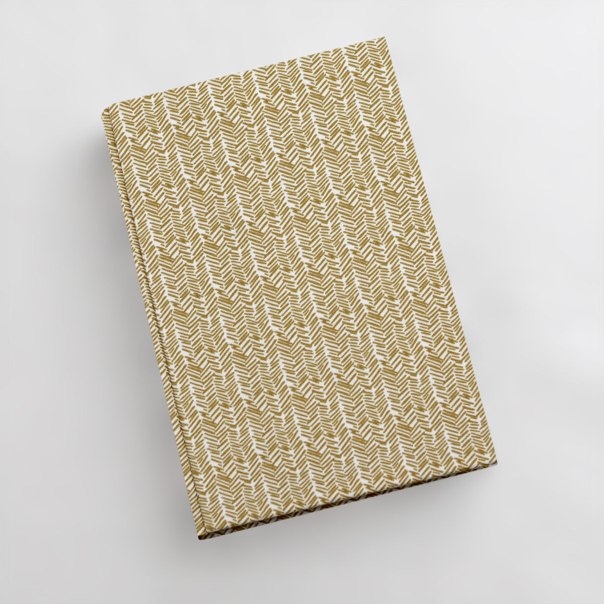 Medium Blank Page Journal with Wheat Cover