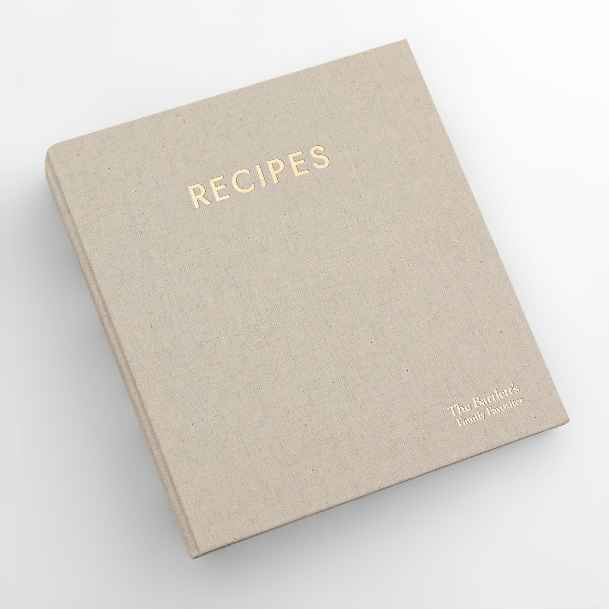 Big Personalized Recipe Book, Custom Cookbook, A4 Recipe Journal
