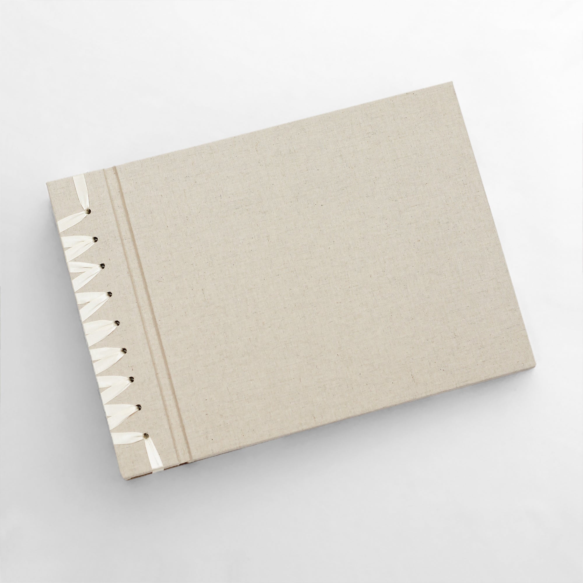 Large 10 x 15 Paper Page Album, Cover: Natural Linen