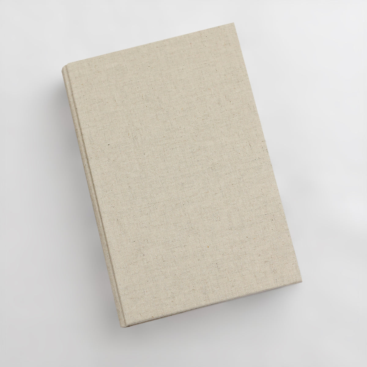 Medium 5.5x8.5 Blank Page Journal | Cover: Natural Linen | Available Personalized