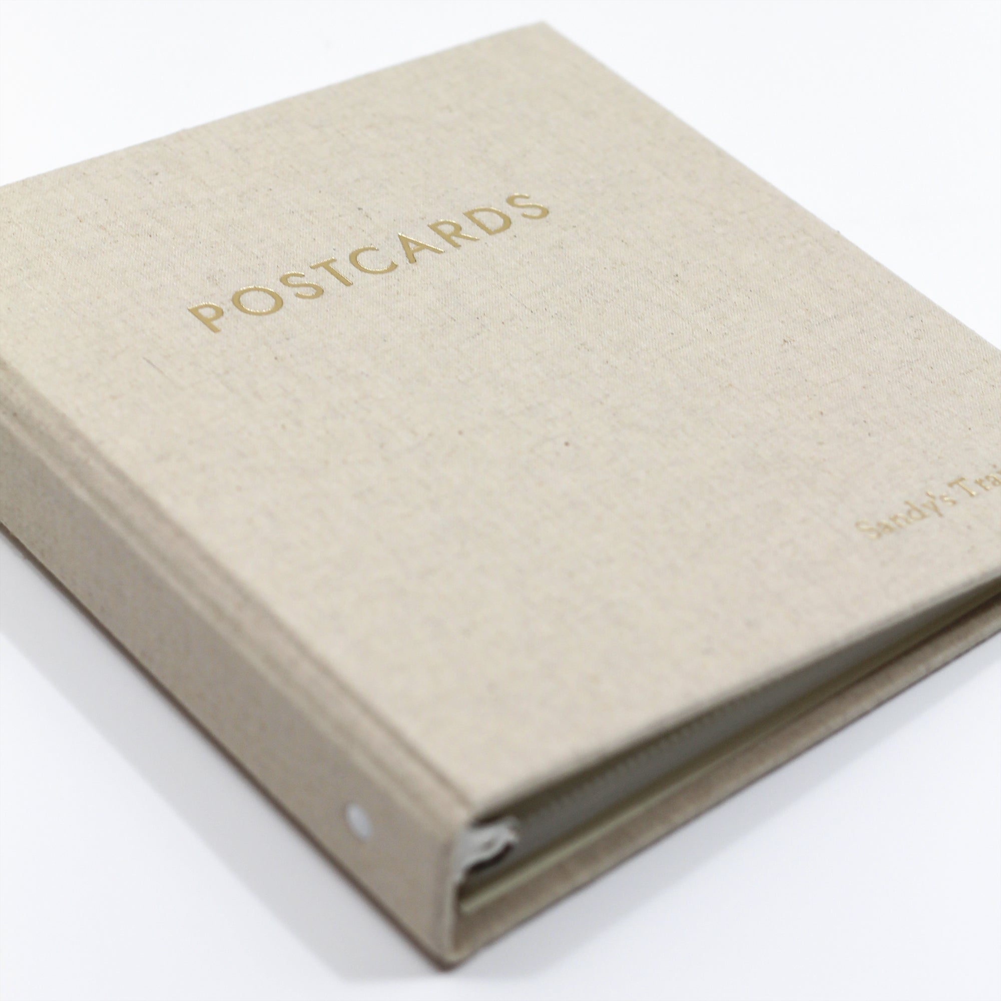 post card binder Medium Postcard Album | Personalized Postcard Storage Binder