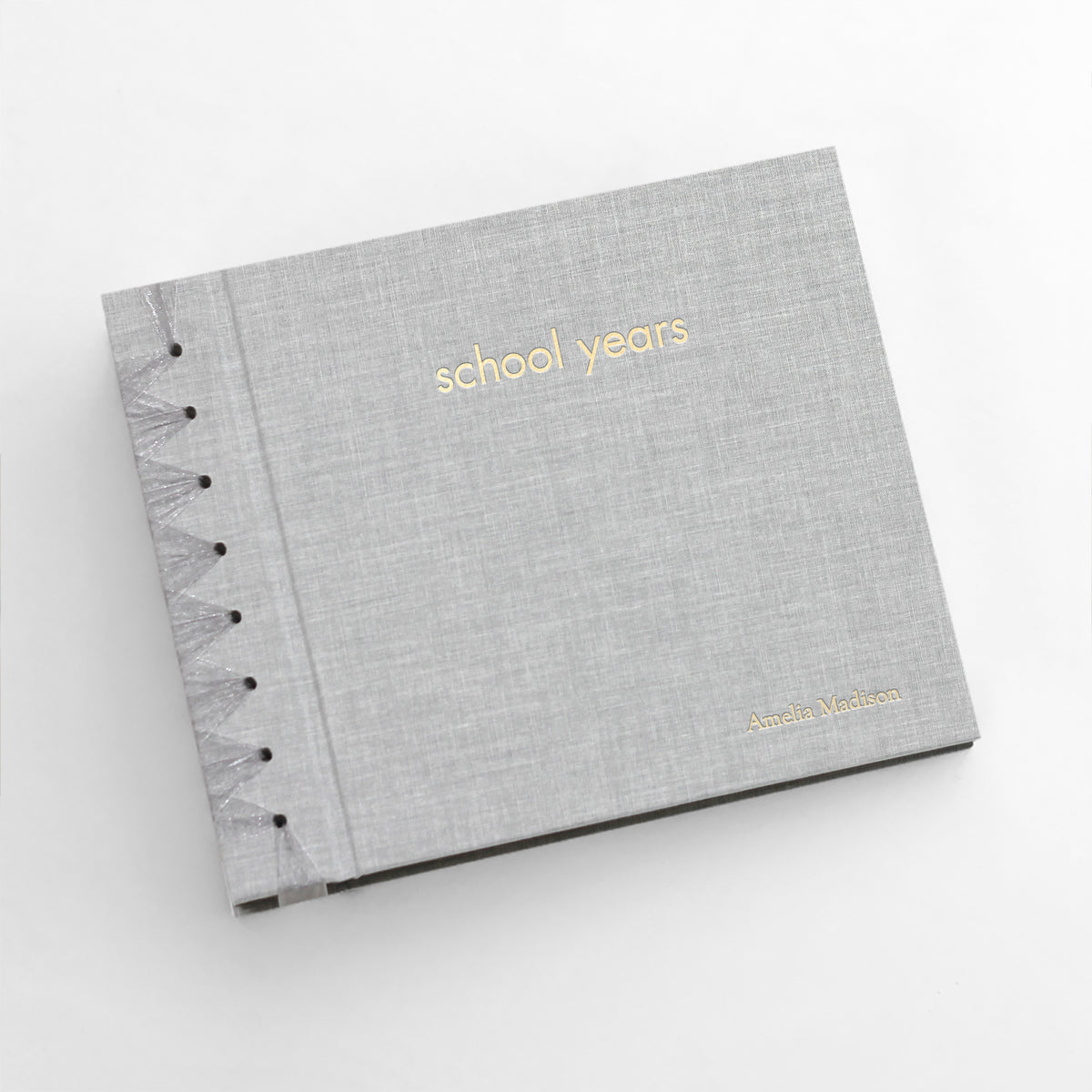 School Years with Dove Gray Linen Cover