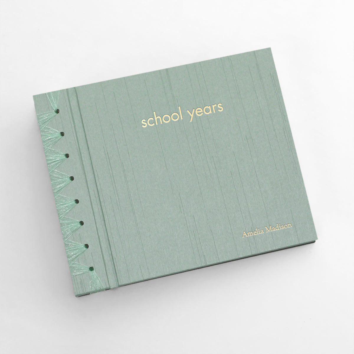 School Years with Misty Blue Silk Cover