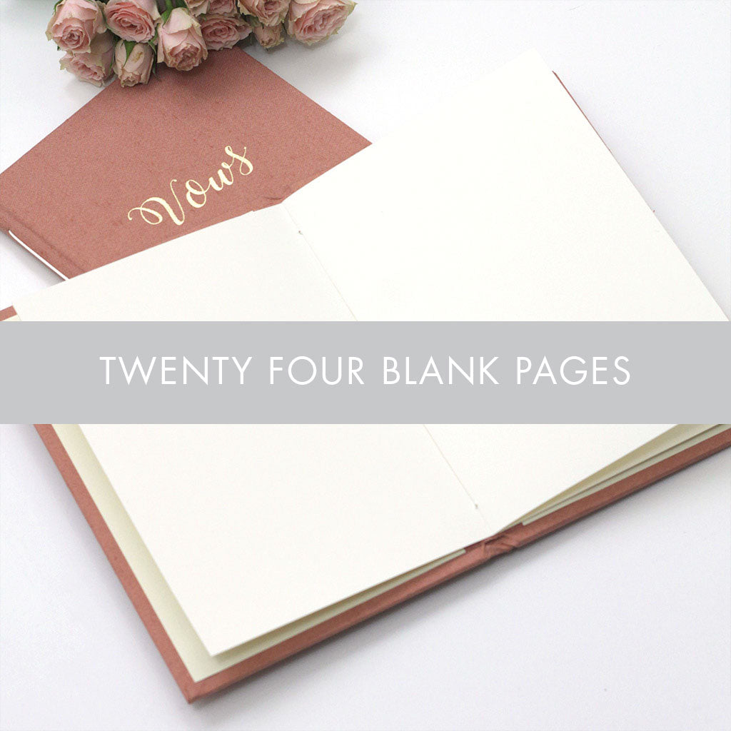 Wedding Vows Book (Set of 2) with Lemongrass Silk Cover